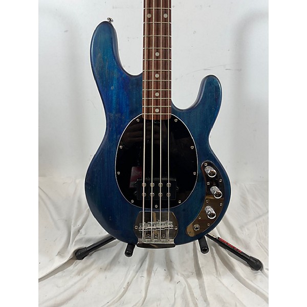 Used Sterling by Music Man Used Sterling By Music Man Sub 4 Blue Electric Bass Guitar