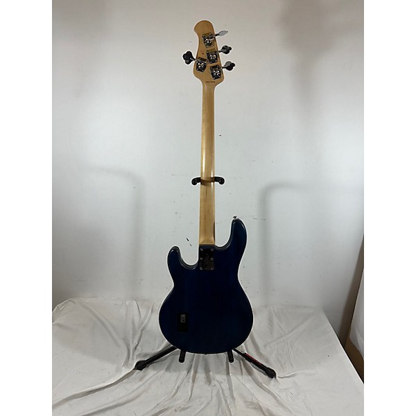 Used Sterling by Music Man Used Sterling By Music Man Sub 4 Blue Electric Bass Guitar