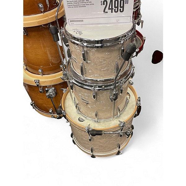 Used SONOR 3 Piece Vintage Series Silver Oyster Pearl Drum Kit