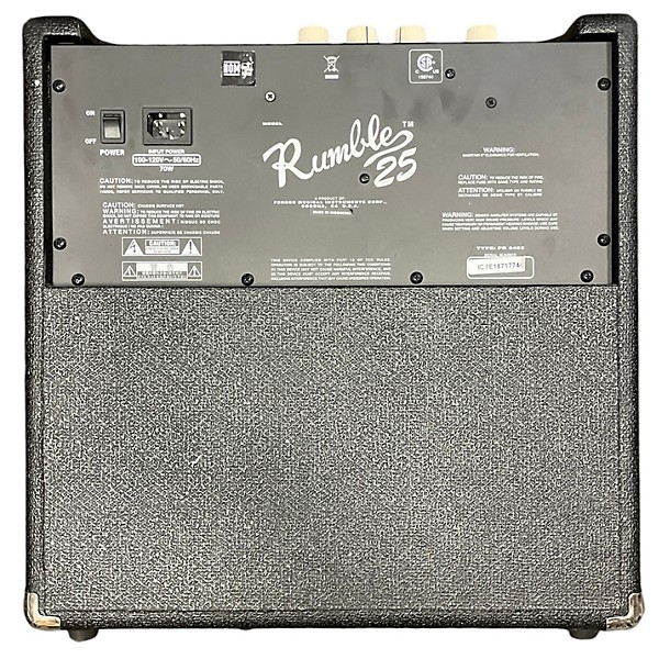 Used Fender Rumble 25 25W 1x8 Bass Combo Amp Guitar Center