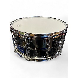 Used Ludwig 14X6.5 Black Beauty Snare Metallic Black Drum