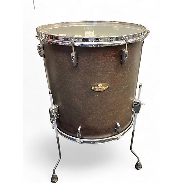 Used Pearl Used Pearl Masterworks Floor Tom Satin Mahogany Drum