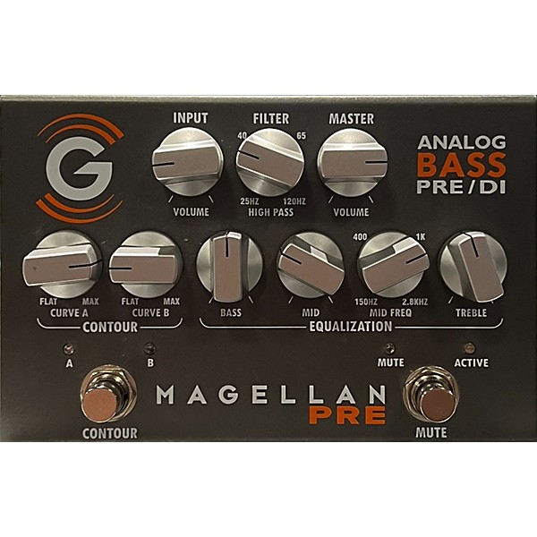 Used Genzler Amplification Used Genzler Amplification MAGELLAN PRE Analog Bass Pre/DI Bass Effect Pedal