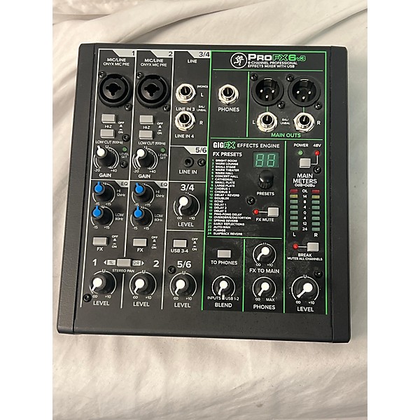 Used Mackie Used Mackie Profx6 V3 Unpowered Mixer