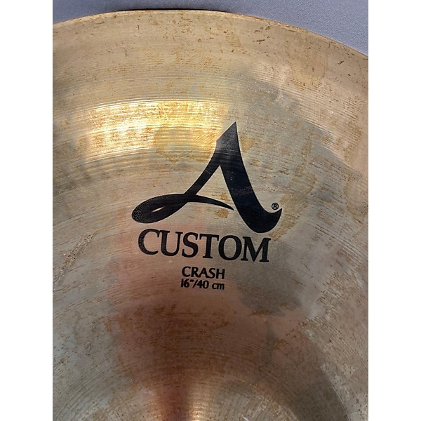 Used Zildjian Used Zildjian 16in A Custom Crash Cymbal