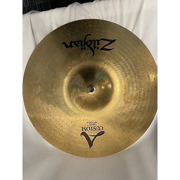 Used Zildjian Used Zildjian 14in A Custom Hi Hat Pair Cymbal