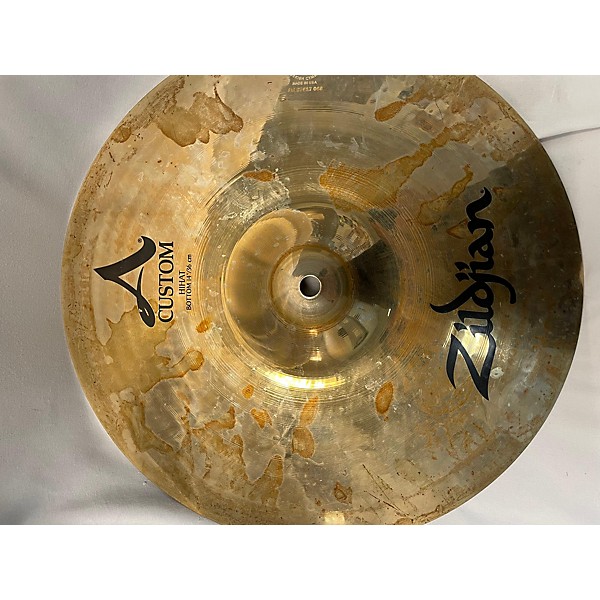 Used Zildjian Used Zildjian 14in A Custom Hi Hat Pair Cymbal