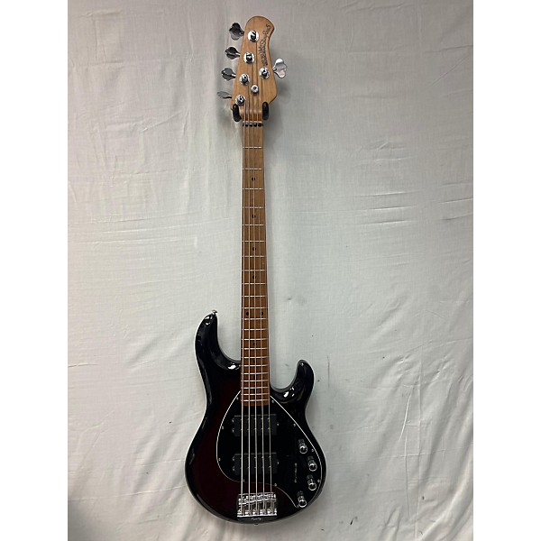 Used Ernie Ball Music Man Used Ernie Ball Music Man StingRay 5 Special HH Burnt Apple Electric Bass Guitar