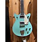 Used Gretsch Guitars Used Gretsch Guitars G5237 Electromatic Double Jet FT Surf Green AND WHITE Solid Body Electric Guitar