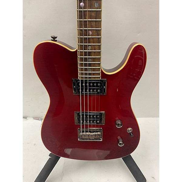 Used Fender Used Fender Special Edition Custom Telecaster FMT HH Red Solid Body Electric Guitar