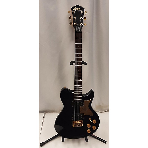 Used Washburn Used Washburn LI15 Black And Gold Solid Body Electric Guitar