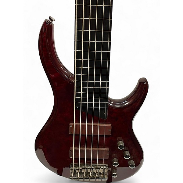 Used MTD Kingston Z6 Red Electric Bass Guitar