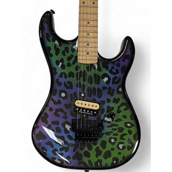 Used Kramer Used Kramer Baretta "feral Cat" Rainbow Leopard Solid Body Electric Guitar