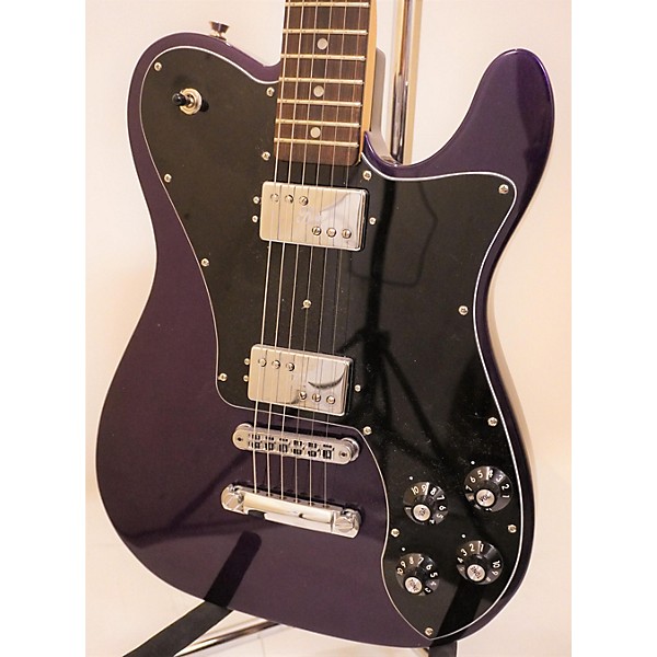 Used Fender Used Fender KINGFISH TELE DELUXE Purple Solid Body Electric Guitar