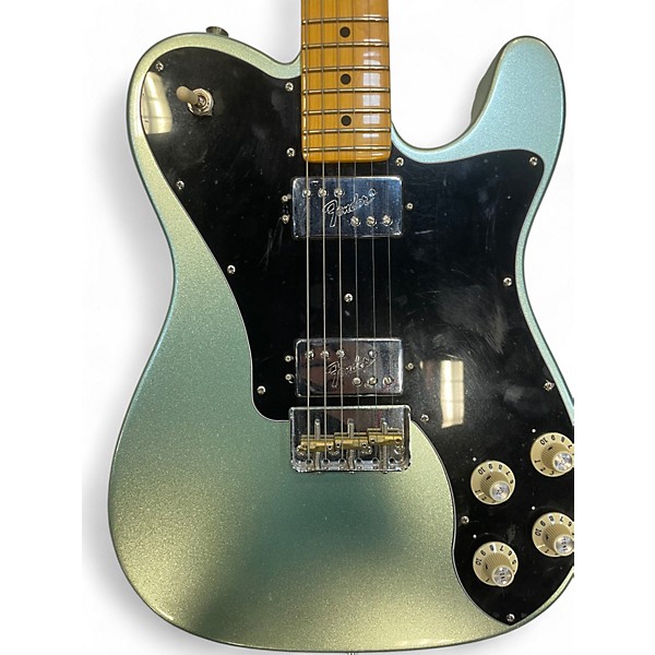 Used Fender Used Fender American Deluxe Telecaster Metallic Green Solid Body Electric Guitar