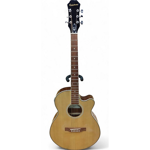 Used Epiphone Used Epiphone PR4E Natural Acoustic Electric Guitar