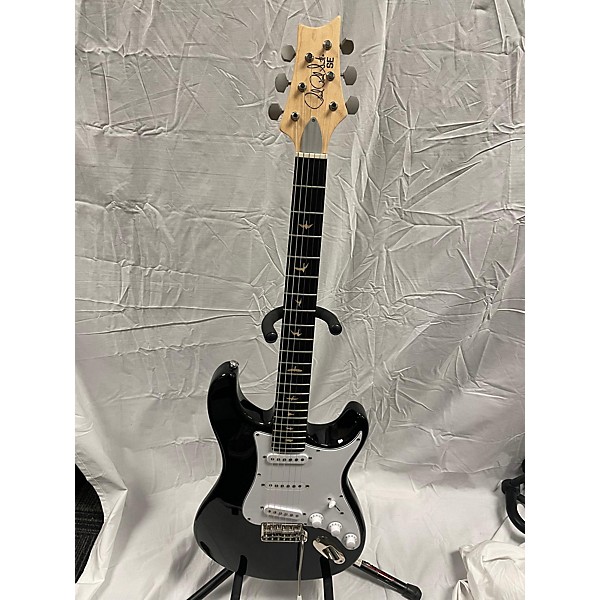 Used PRS Used PRS SE Silver Sky Black Solid Body Electric Guitar