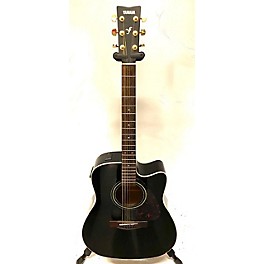 Used Yamaha Used Yamaha FX335C Black Acoustic Electric Guitar