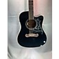 Used Epiphone Used Epiphone Dave Navarro Signature Ebony Acoustic Electric Guitar