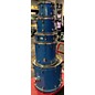 Used Ludwig Used Ludwig 5 piece Element Evolution Blue Sparkle Drum Kit