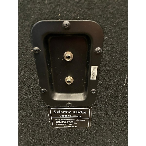 Used Seismic Audio SA410 Bass Cabinet