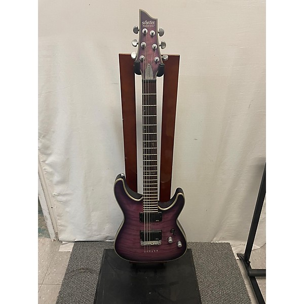 Used Schecter Guitar Research Used Schecter Guitar Research C1 Platinum Purple Burst Solid Body Electric Guitar