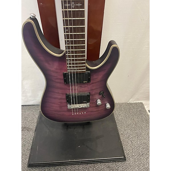 Used Schecter Guitar Research Used Schecter Guitar Research C1 Platinum Purple Burst Solid Body Electric Guitar