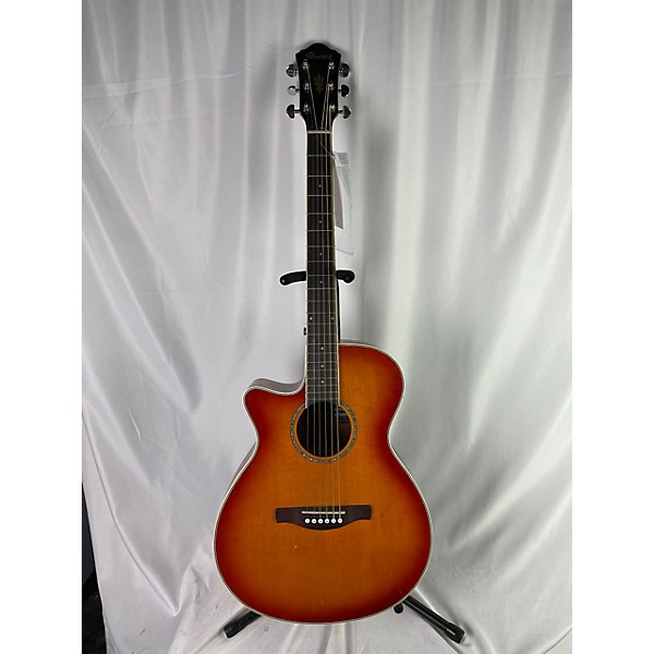 Used Ibanez Used Ibanez AEG18LH 2 Tone Sunburst Acoustic Electric Guitar