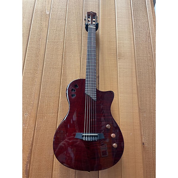 Used Cordoba Used Cordoba Stage Limited-Edition Garnet Classical Acoustic Electric Guitar