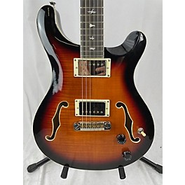 Used PRS Used PRS SE Custom 22 Semi-Hollowbody 3 Tone Sunburst Hollow Body Electric Guitar