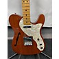 Used Fender Used 2021 Fender 1968 VINTAGE CUSTOM SHOP TELE THINLINE NOS AGED NATURAL MAHOGANY Hollow Body Electric Guitar