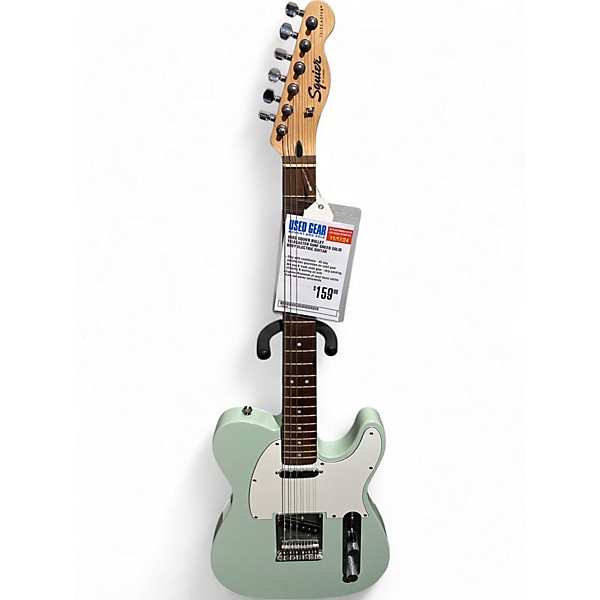 Used Squier Used Squier Bullet Telecaster Surf Green Solid Body Electric Guitar