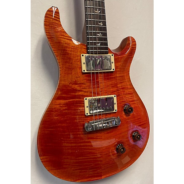 Used PRS Used 2005 PRS 20th Anniversary Custom 22 10-Top Orange Matteo Solid Body Electric Guitar