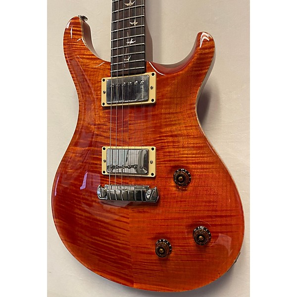 Used PRS Used 2005 PRS 20th Anniversary Custom 22 10-Top Orange Matteo Solid Body Electric Guitar