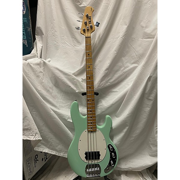 Used Sterling by Music Man Used Sterling By Music Man Sub 4 Mint Green Electric Bass Guitar