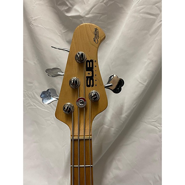 Used Sterling by Music Man Used Sterling By Music Man Sub 4 Mint Green Electric Bass Guitar