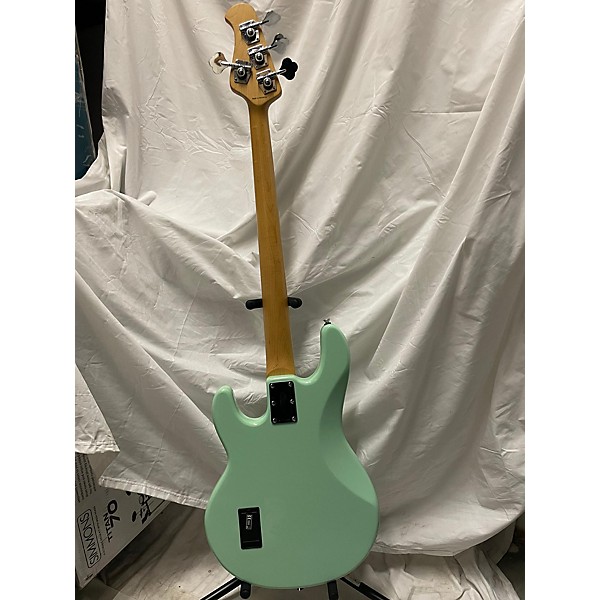 Used Sterling by Music Man Used Sterling By Music Man Sub 4 Mint Green Electric Bass Guitar