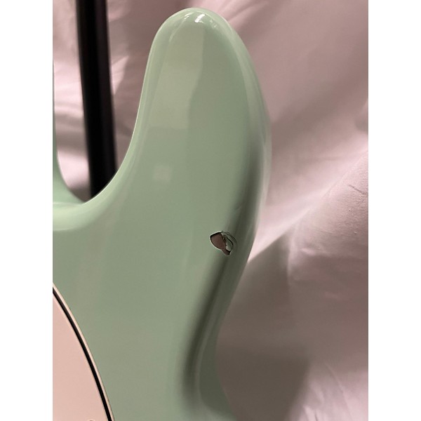 Used Sterling by Music Man Used Sterling By Music Man Sub 4 Mint Green Electric Bass Guitar