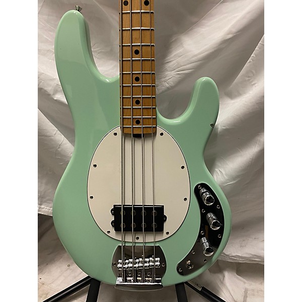 Used Sterling by Music Man Used Sterling By Music Man Sub 4 Mint Green Electric Bass Guitar