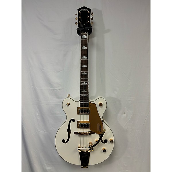 Used Gretsch Guitars Used Gretsch Guitars G5422TG Electromatic White Hollow Body Electric Guitar