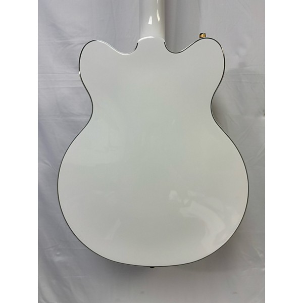 Used Gretsch Guitars Used Gretsch Guitars G5422TG Electromatic White Hollow Body Electric Guitar