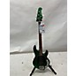 Used Ernie Ball Music Man Used Ernie Ball Music Man Stingray 3 EQ H Emerald Green Sparkle Electric Bass Guitar thumbnail