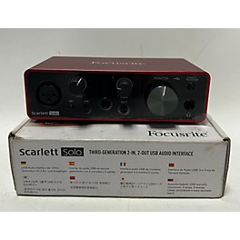 Used Focusrite Scarlett Solo Gen 3 Audio Interface