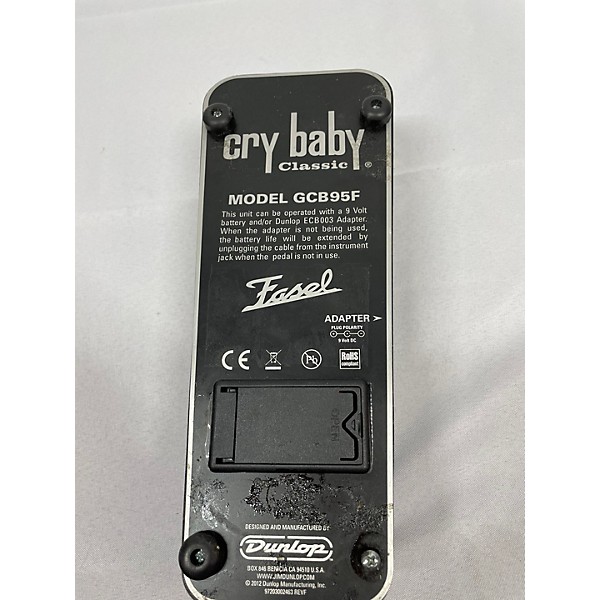 Used Dunlop Used Dunlop GCB95F Crybaby Classic Wah With Fasel Inductor Effect Pedal