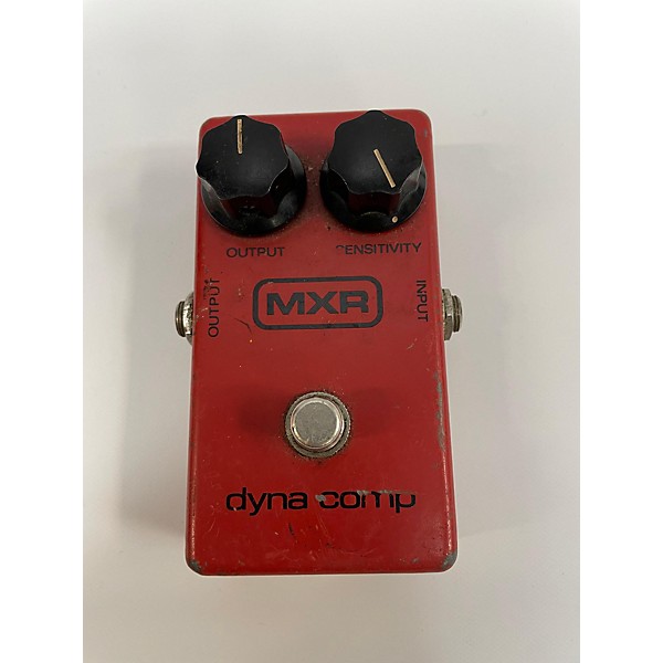 Vintage MXR 1980s Dyna Comp Block Logo Effect Pedal