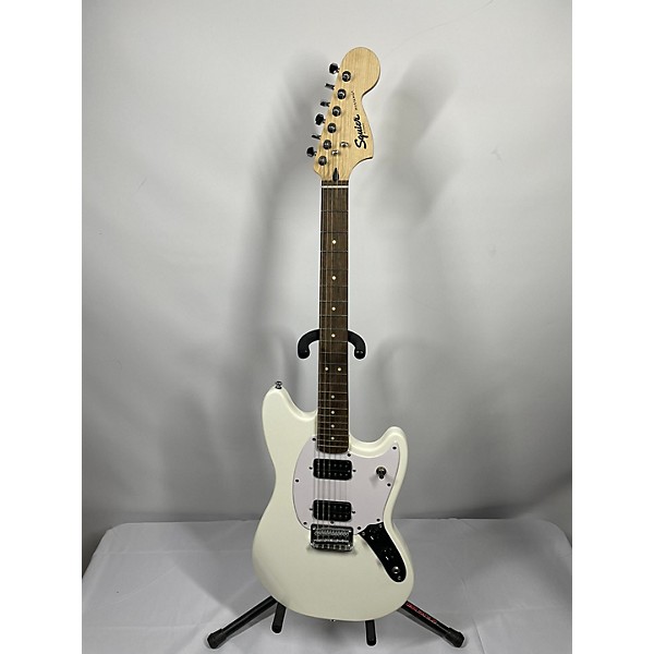 Used Squier Used Squier Bullet Mustang HH White Solid Body Electric Guitar