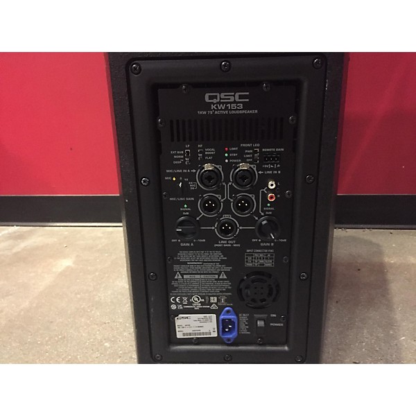 Used QSC Used QSC KW153 15in 3-Way Powered Speaker