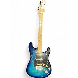 Used Fender Used Fender Limited Edition Player Stratocaster HSS Plus Top Blue Burst Solid Body Electric Guitar