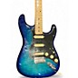 Used Fender Used Fender Limited Edition Player Stratocaster HSS Plus Top Blue Burst Solid Body Electric Guitar