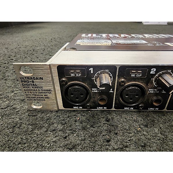 Used Behringer ADA8000 Ultragain Pro 8 Audio Converter